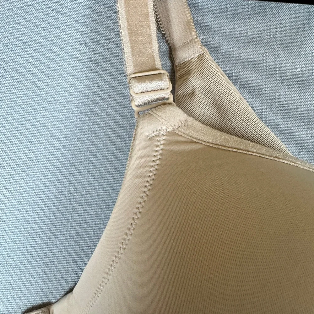 Torrid Curve T-Shirt Bra Women 46C Beige Underwire Smooth Back Close